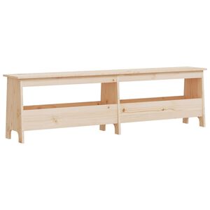 vidaXL Hallbenk 160x28x45 cm heltre furu