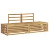 vidaXL Utend&oslash;rs sofa-sett 3 Stk Hvit 182,5 x 63 x 73 cm
