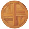 vidaXL Bordplate heltre teak 2,5 cm 80 cm