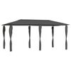 vidaXL Paviljong med stolpetrekk 2,98x5,3x2,59 m antrasitt 160 g/m&sup2;