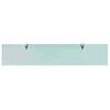 vidaXL Flytende hyller 2 stk glass 100x20 cm 8 mm