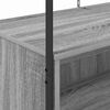 vidaXL Klesstativ med lagring Grå 100 x 44 x 160 cm Konstruert tre