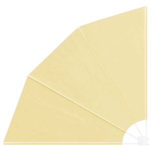 vidaXL Balkong privat skjerm 140 x 140 cm Polyester sand