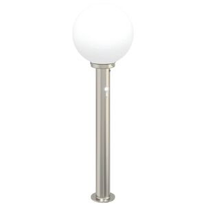 vidaXL Pullertlampe med sensor 80 cm rustfritt st&aring;l IP44