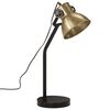 vidaXL Skrivebordslampe 25 W antikk messing 17x17x60 cm E27