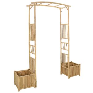 vidaXL Hagebue Naturlig 177 x 40 x 205 cm Bambus