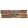 vidaXL Veggpaneler 10 stk. Naturlig 56 x 18 x 2 cm Massivt Teaktre