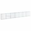 vidaXL Gabionkurv med deksel 700x50x100 cm galvanisert jern