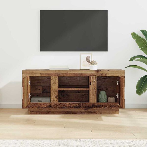 vidaXL TV-skap Gamle tre 102 x 35 x 45 cm Konstruert tre