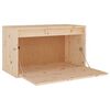vidaXL Veggskap 60x30x35 cm heltre furu