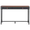 vidaXL Konsollbord med 2 skuffer 120x30x75 cm heltre gran