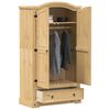 vidaXL Garderobe Corona 102x52x186 cm heltre furu
