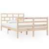 vidaXL Sengeramme 120x190 cm Small Double heltre