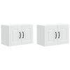 vidaXL Oppvaskmaskin-panel Kalmar 2 pcs Hvit 60 x 31 x 40 cm