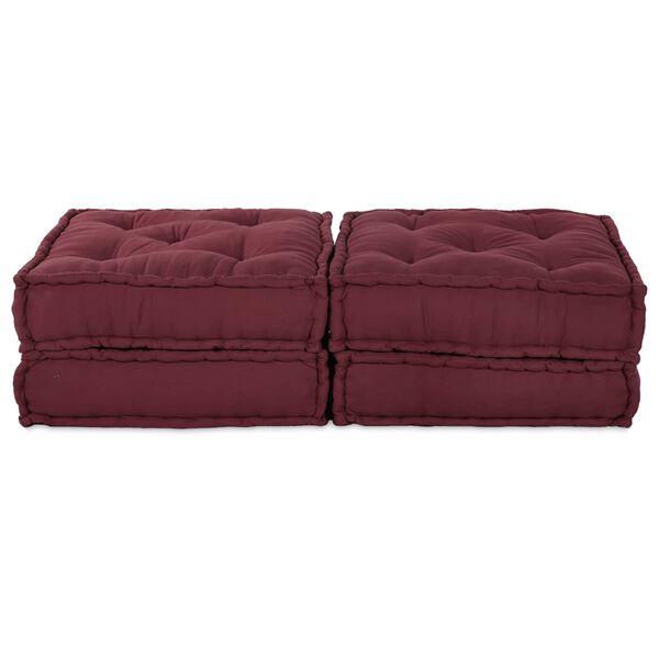 vidaXL Modulsofa 2 pcs Marron 140 x 70 x 36 cm stoff