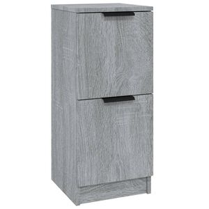 vidaXL Skjenk gr&aring; sonoma 30x30x70 cm konstruert tre