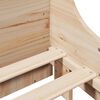 vidaXL Sengeramme uten madrass 180x200 cm heltre furu