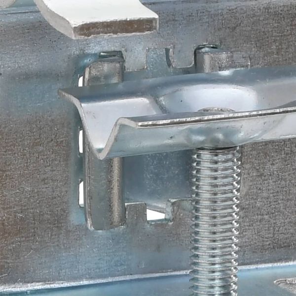 vidaXL Parasollklemmer for balkong 2 stk 32 mm galvanisert st&aring;l