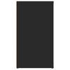 vidaXL Skjenk svart 100x33x59,5 cm konstruert tre