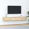 vidaXL TV-benker 2 stk sonoma eik 80x31x25,5 cm konstruert tre
