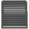 vidaXL Kompostkasse gr&aring; 100x100x102 cm heltre furu
