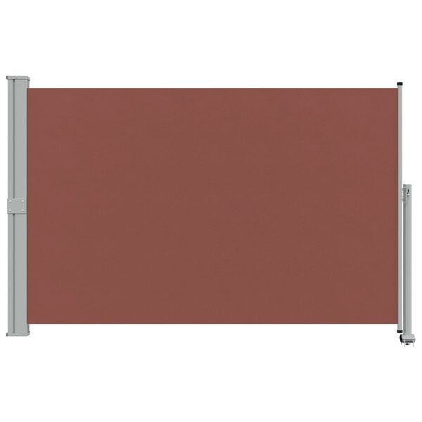 vidaXL Uttrekkbar sidemarkise 160x300 cm brun