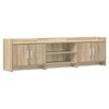 vidaXL TV-skap 168 x 33 x 47 cm Sonoma eik Konstruert tre