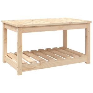 vidaXL Hagebord 82,5x50,5x45 cm heltre furu