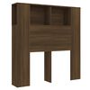 vidaXL Sengegavlskap brun eik 100x18,5x102,5 cm