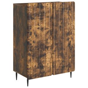 vidaXL Serviesskap R&oslash;kt Eik 66 x 34,5 x 92 cm Konstruert tre