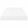 vidaXL Flytende vegghylle h&oslash;yglans hvit 50x23x3,8 cm MDF