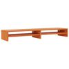 vidaXL Monitorstativ voksbrun 100x24x13 cm heltre furu