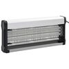 vidaXL Insektdreper svart aluminium ABS 60 W
