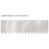 vidaXL Gjerdekant 50 pcs s&oslash;lv 100 x 0,05 x 30 cm Rustfritt St&aring;l