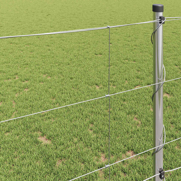 vidaXL Vill Gjerde Hett belegg galvanisert 1000 x 100 x 0,18 cm Jern