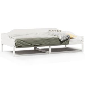 vidaXL Sengeramme uten madrass hvit 90x190 cm heltre furu