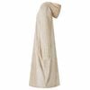 vidaXL Teppe-hettegenser Beige m Flanell