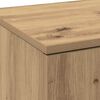 vidaXL Highboard artisan eik 80 x 35 x 180 cm Konstruert tre