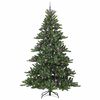 vidaXL Kunstig sammensatt juletre med 300 LED gr&oslash;nn 240 cm PVC