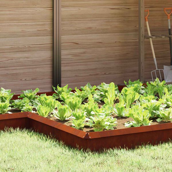 vidaXL Sneglenett Rusten 13,5 x 13,5 x 25 cm Cortenst&aring;l