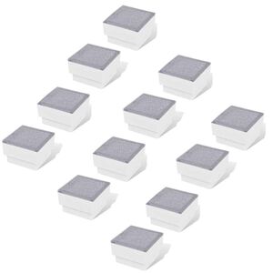vidaXL LED-bakkelys 12 stk 100x100x68 mm
