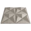 vidaXL Veggpaneler 48 stk beton 50x50 cm XPS 12 m&sup2; origami