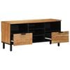 vidaXL TV-skap med skuff Brun 100 x 33,5 x 46 cm Massiv mango tre