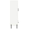 vidaXL Highboard hvit 69,5x31x115 cm konstruert tre