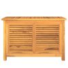 vidaXL Putekasse med pose 90x50x58 cm heltre teak