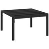 vidaXL Hagesalongbord svart 60x60x35 cm st&aring;l
