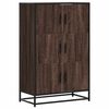 vidaXL Highboard brun eik 68x35x106,5 cm konstruert tre og metall