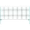 vidaXL Euro gjerde st&aring;l 20x1,2 m gr&oslash;nn
