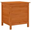 vidaXL Putekasse brun 50x49x56,5 cm heltre gran