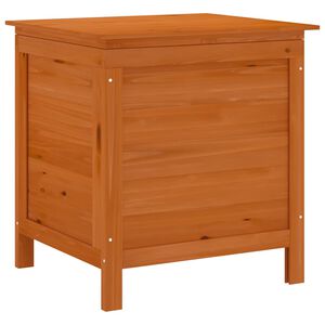 vidaXL Putekasse brun 50x49x56,5 cm heltre gran
